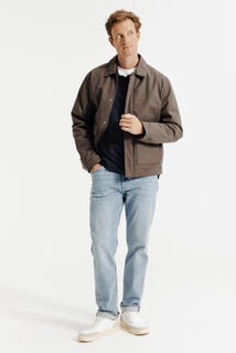 Polo lange mouwen in wafelstof