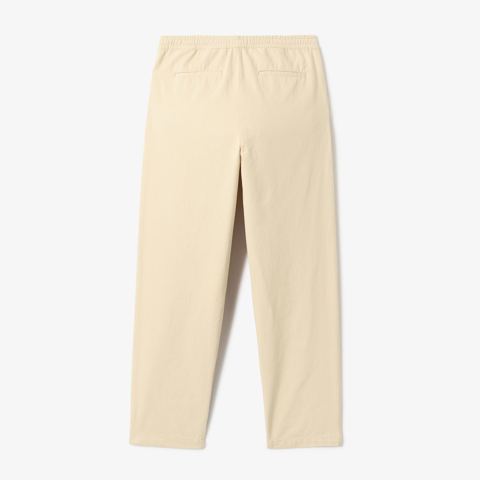 Pantalon tapered taille &eacute;lastiqu&eacute;e 100% coton