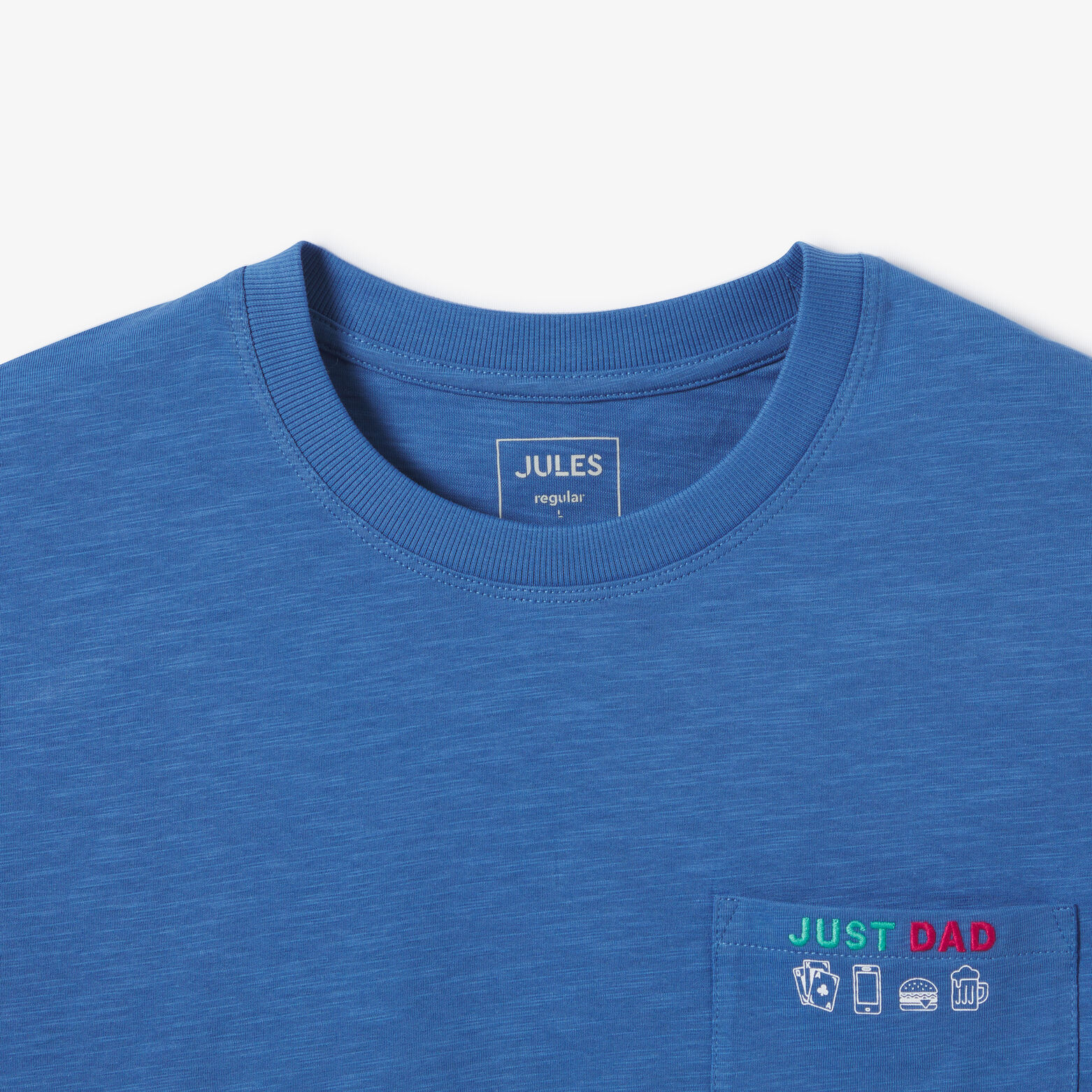 Tee shirt f&ecirc;te des p&egrave;res poche imprim&eacute;e