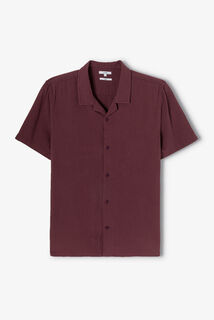 Chemisette en gaze de coton col requin