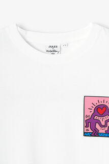 Tee shirt imprim&eacute; licence Keith Haring