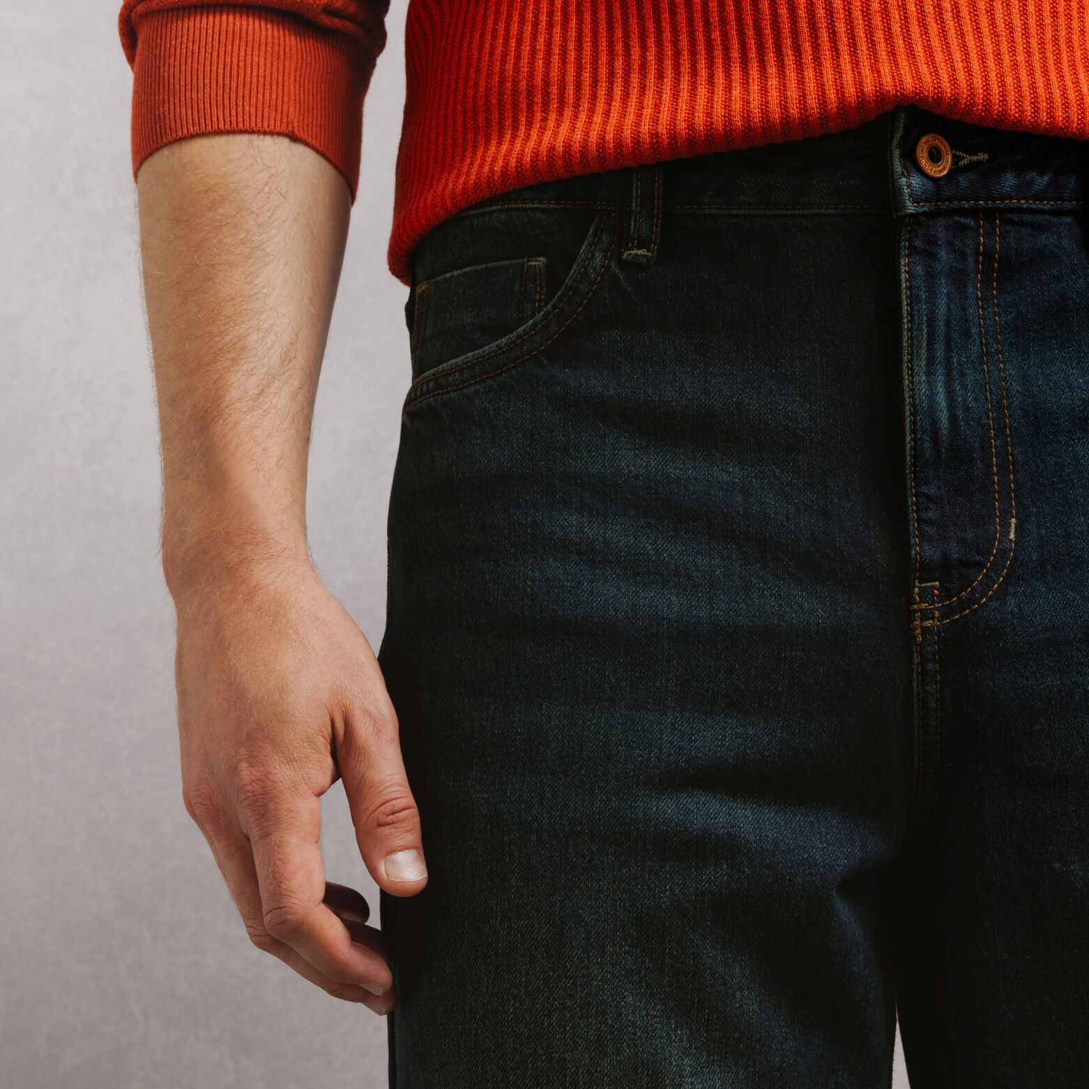 Gewassen loose jeans 3 lengtes