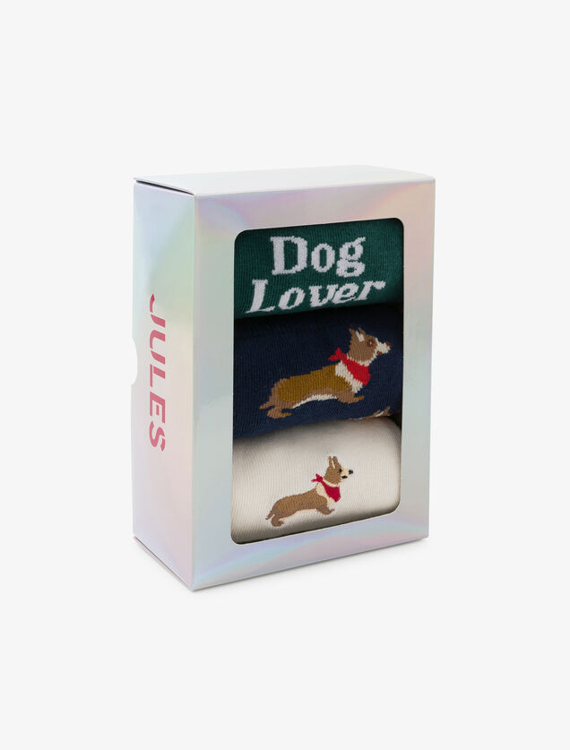 Coffret 3 paires de chaussettes fantaisies