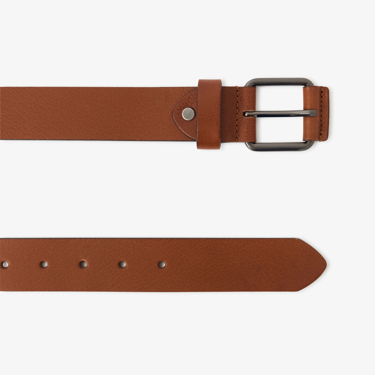 Ceinture large en cuir