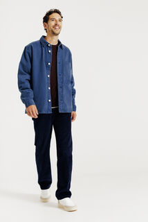 Trui ronde hals in merinos