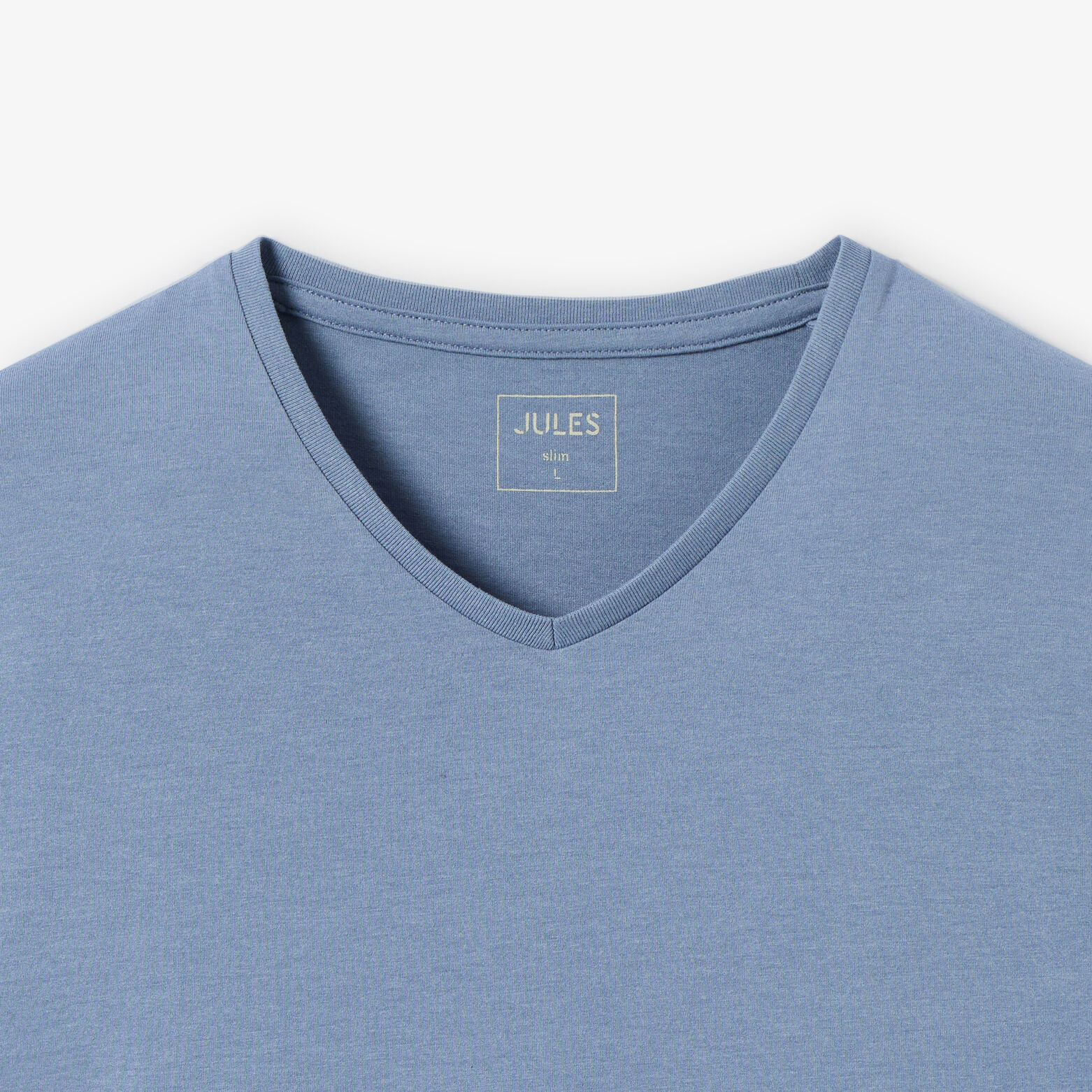 Tee shirt col V en coton