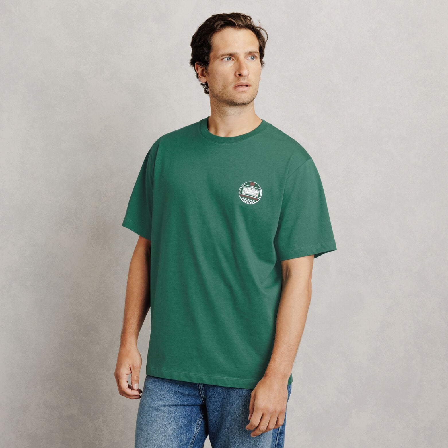 Tee shirt imprim&eacute; et brod&eacute; licence 24H le Mans