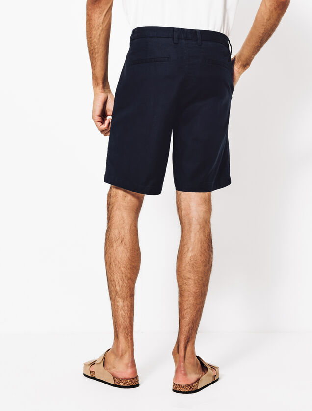 Bermuda en coton lin