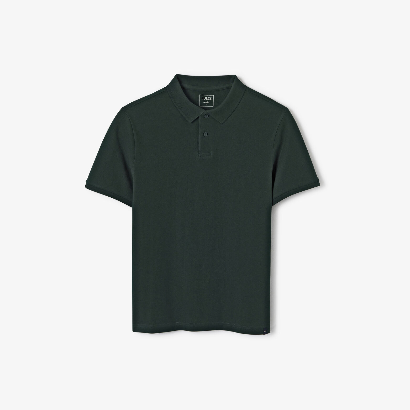 Polo manches courtes piqué uni