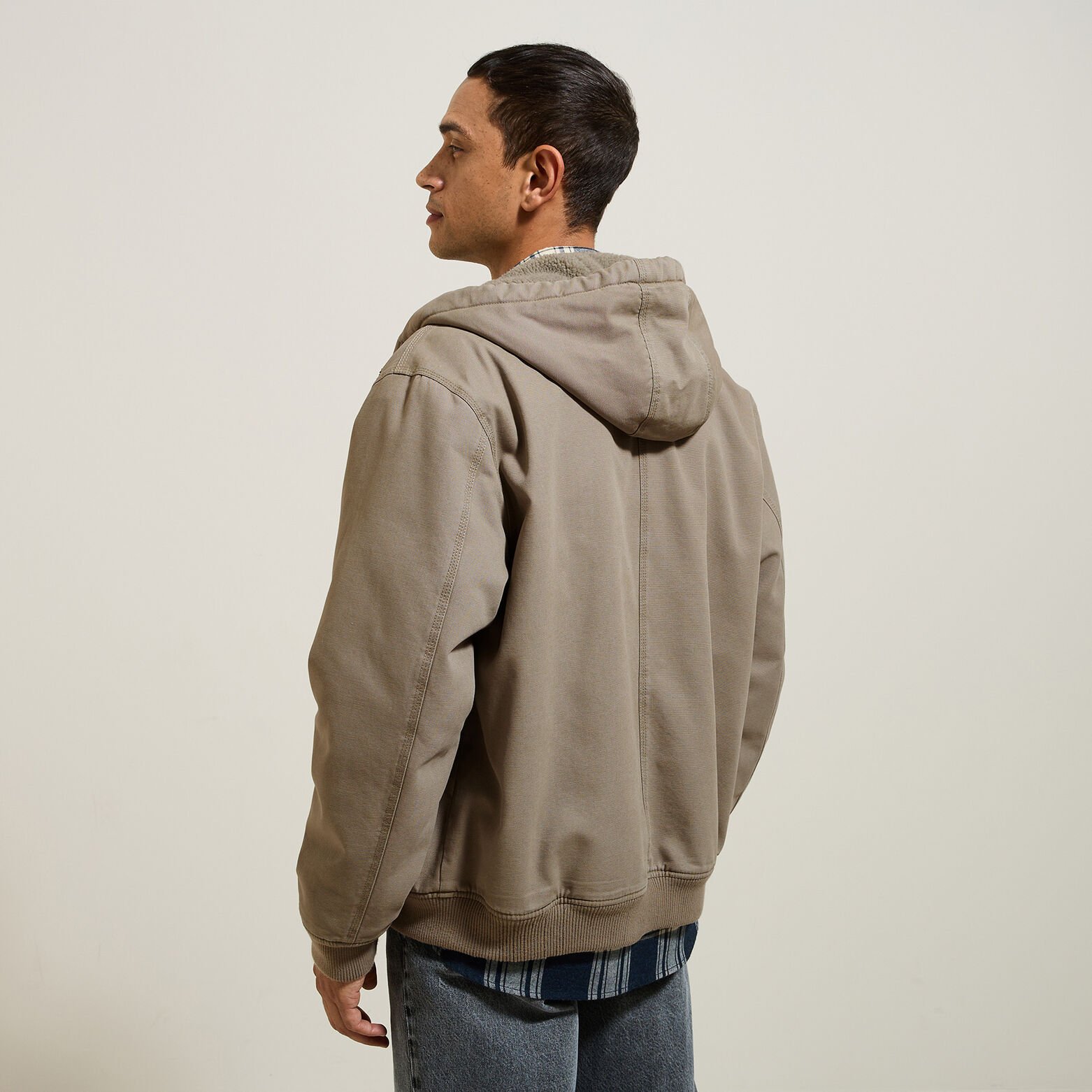 Blouson à capuche en coton
