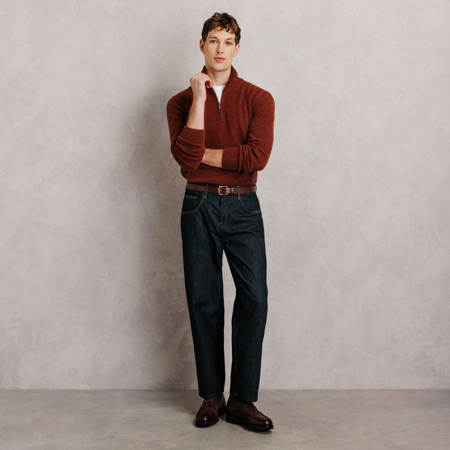Barrel jeans raw 100% katoen