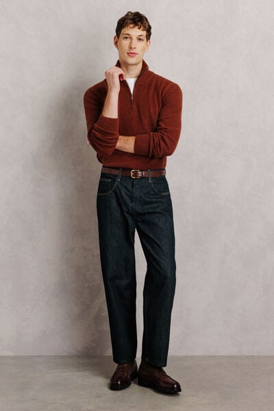 Barrel jeans raw 100% katoen
