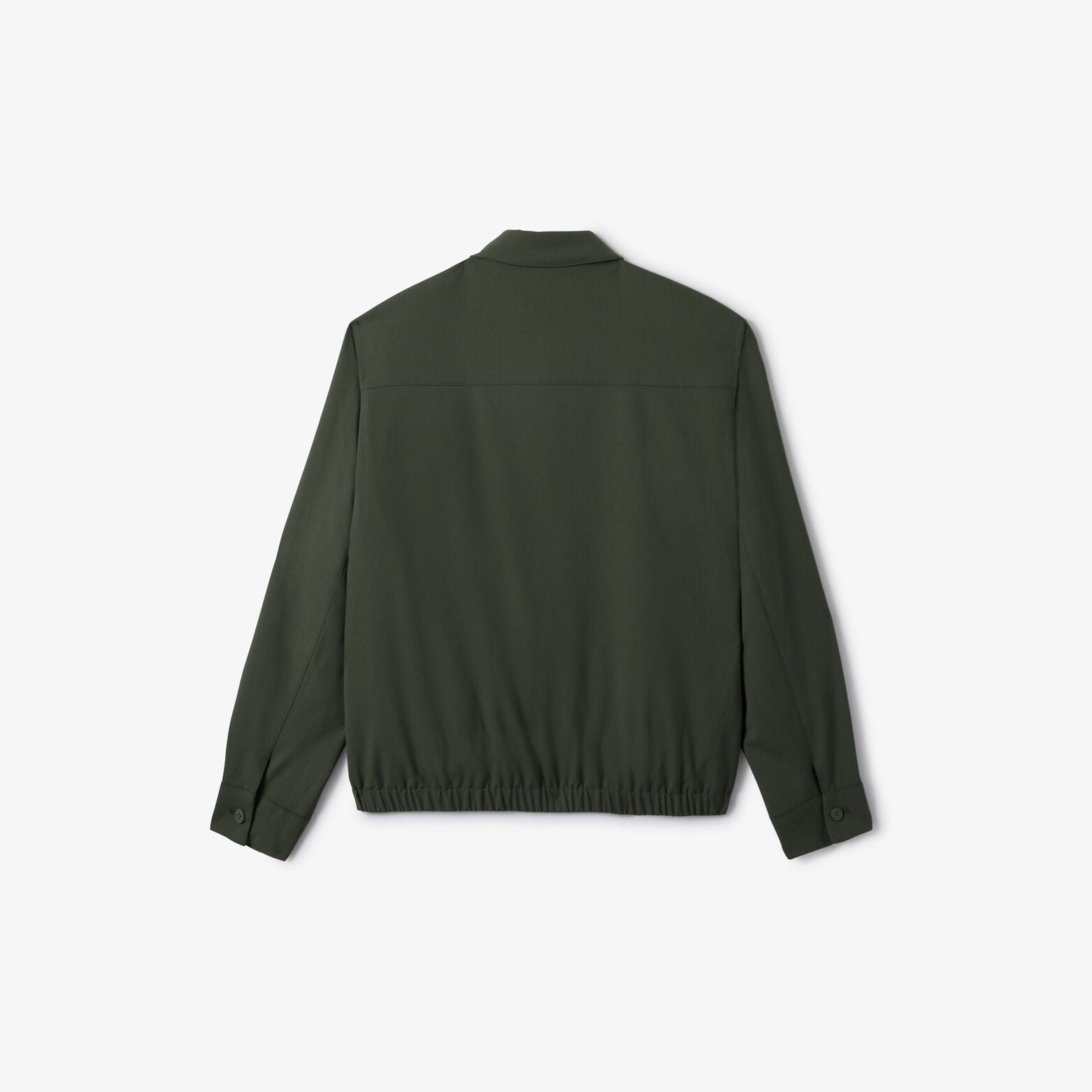 Veste zipp&eacute;e col chemise