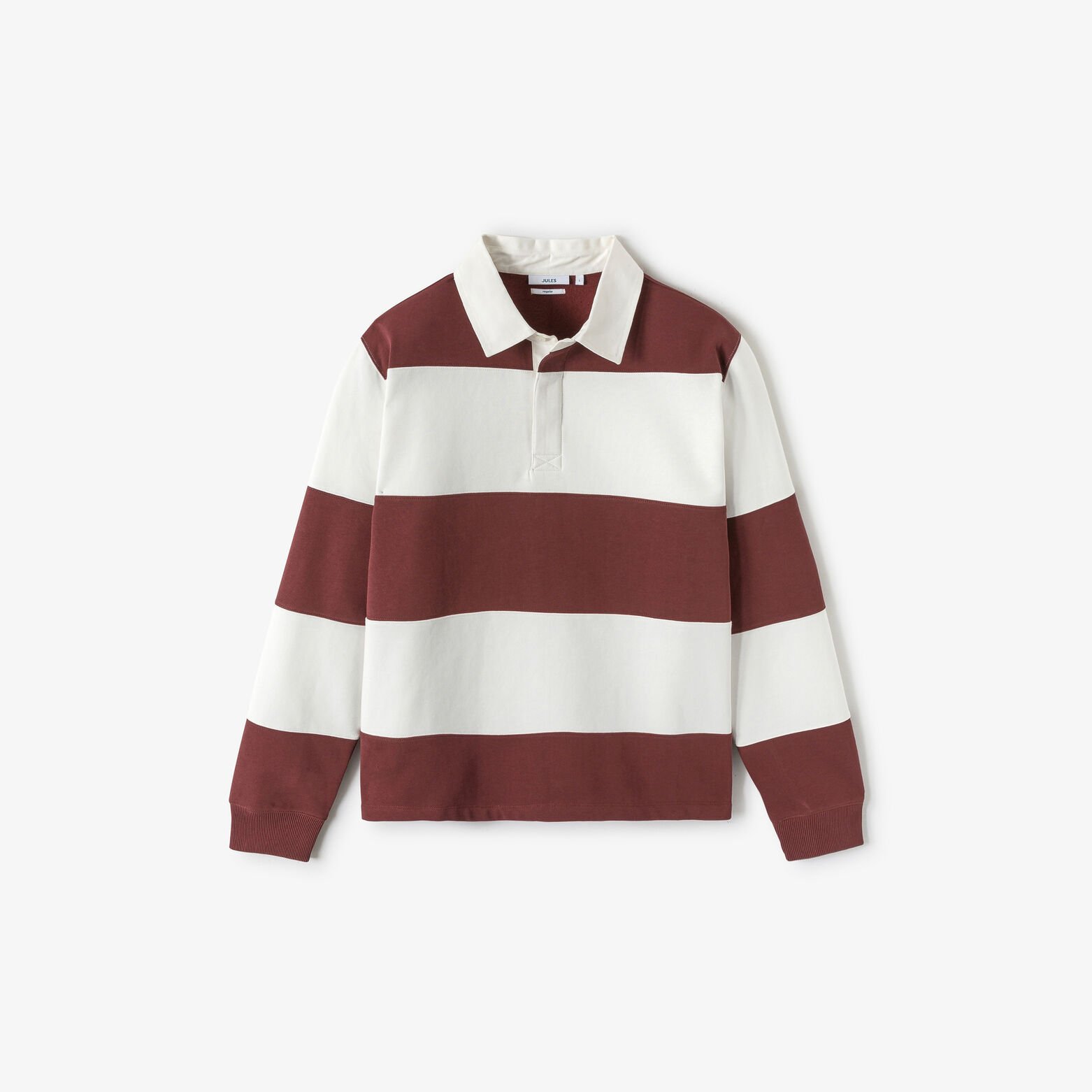 Sweat col polo ray&eacute;