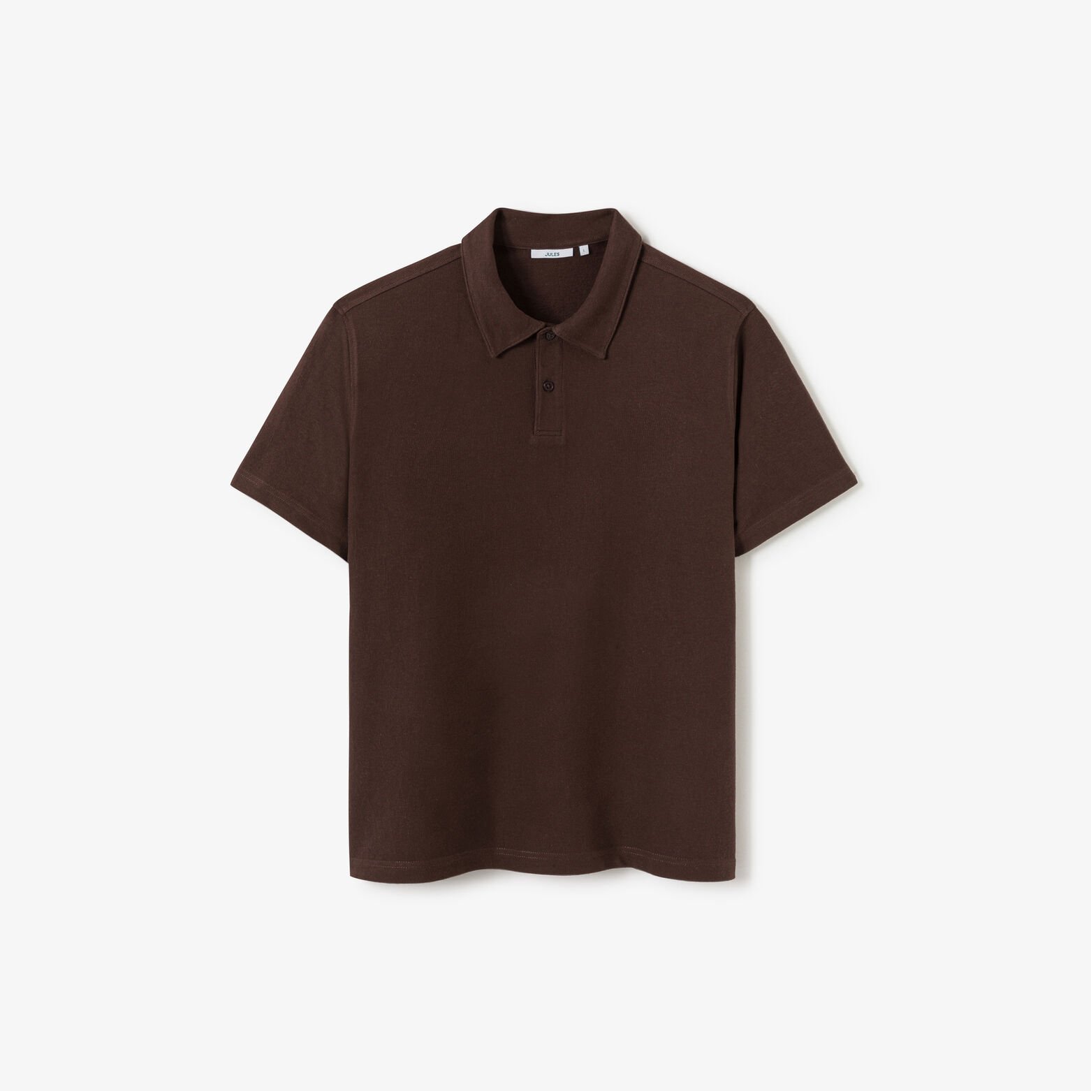 Polo korte mouwen in textuurstof