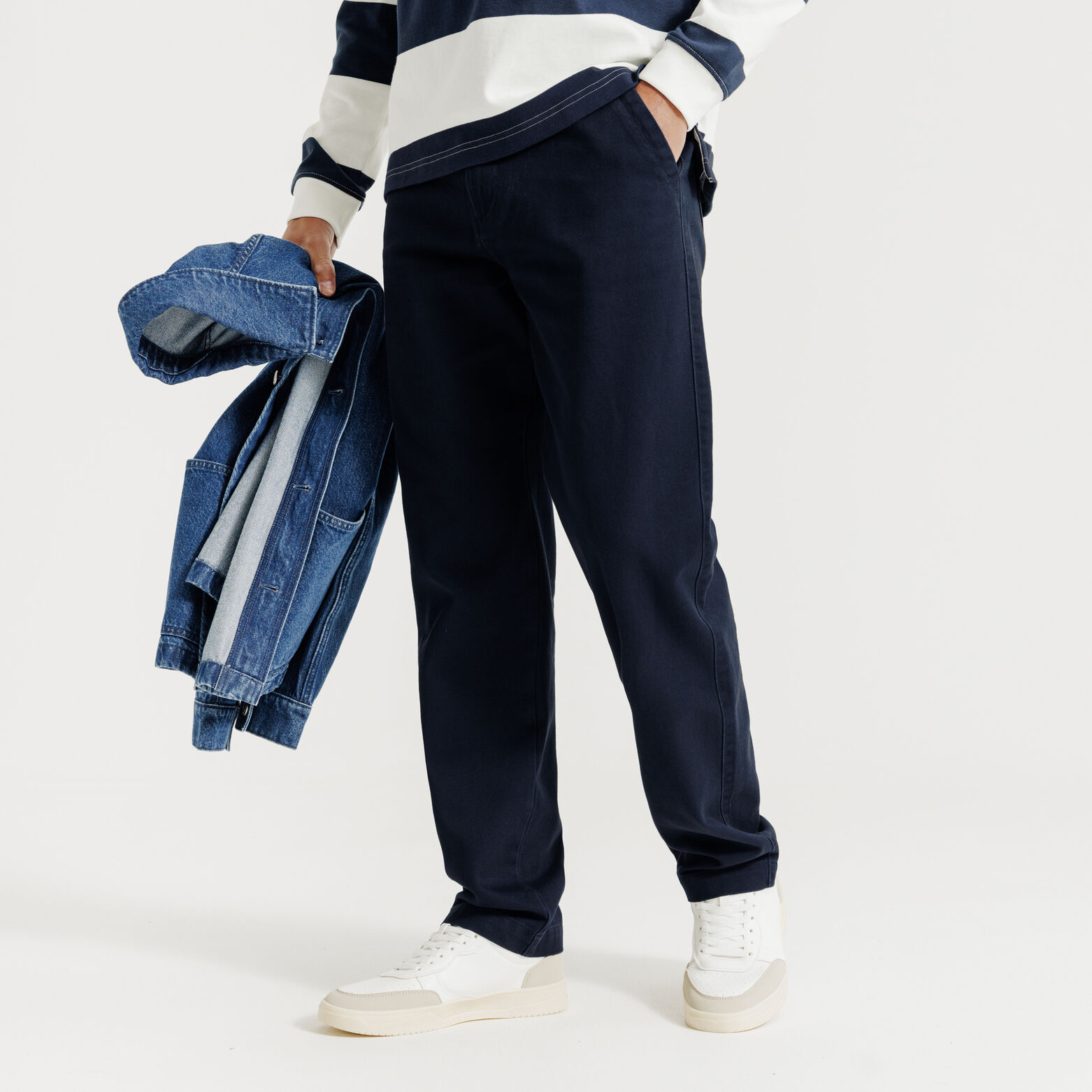 Loose fit chinobroek