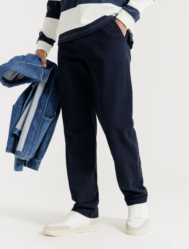 Pantalon chino loose