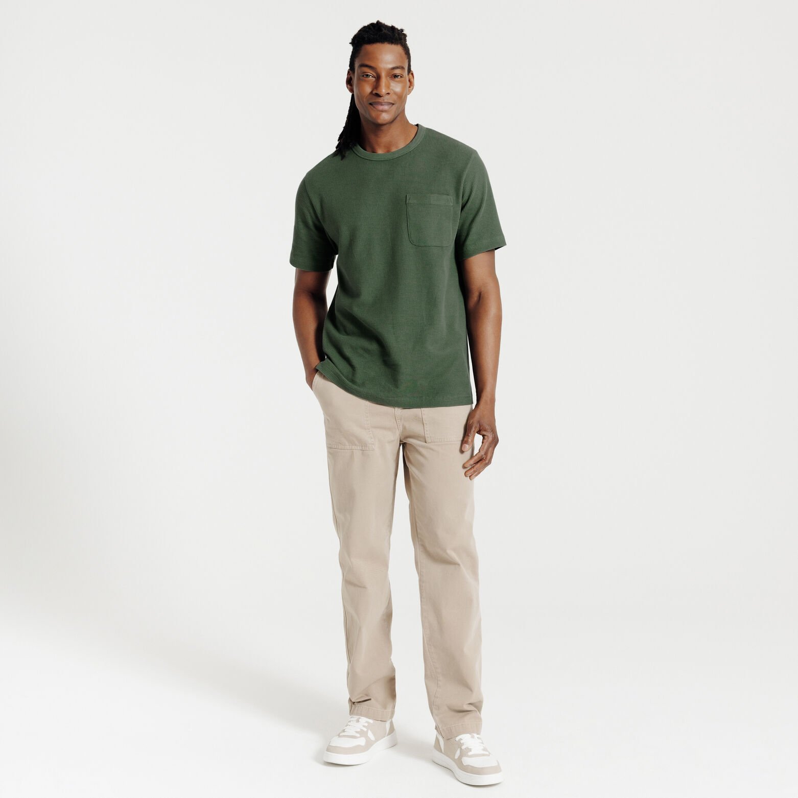 Tee shirt mati&egrave;re gaufr&eacute;e