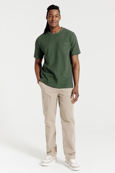 Tee shirt mati&egrave;re gaufr&eacute;e