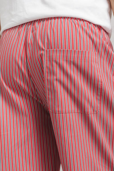 Bermuda taille &eacute;lastiqu&eacute;e ray&eacute;