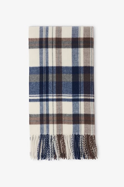 Echarpe à carreaux touché doux