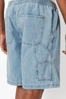 Short en jean détail charpentier