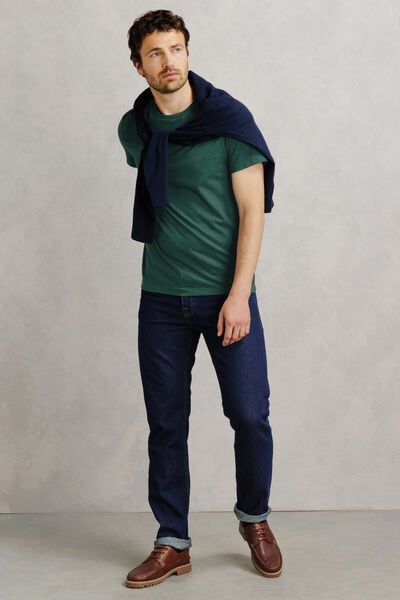 Tee shirt col rond en coton