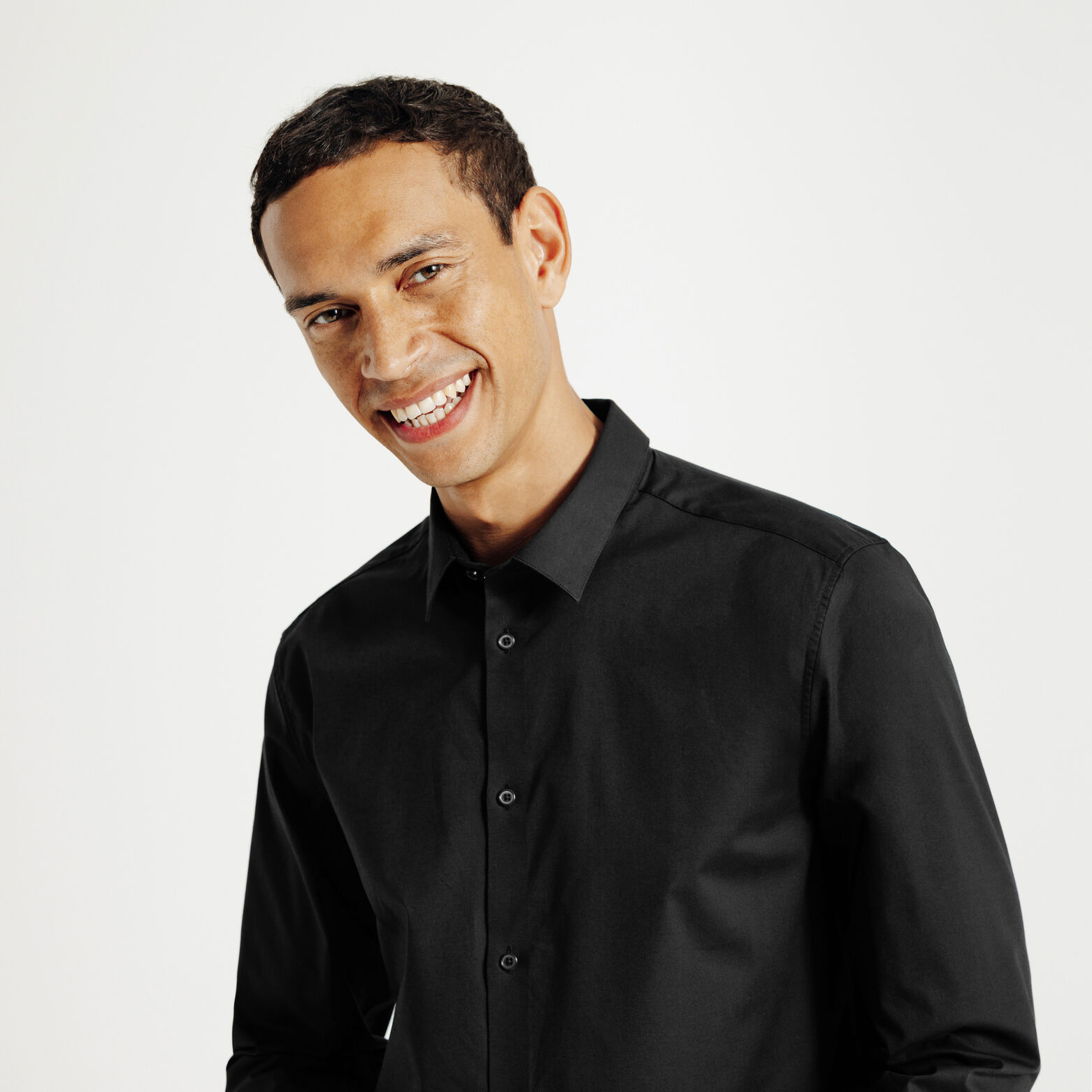 Extra slim fit effen hemd