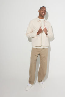 Pull col rond en cote