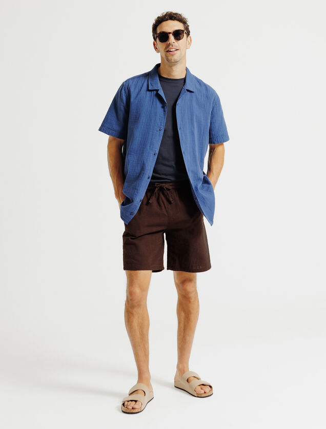 Bermuda taille &eacute;lastiqu&eacute;e