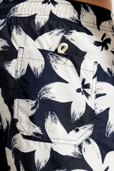 Zwemshort met bloemenprint