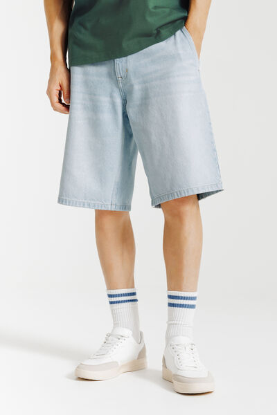 Short baggy en jean