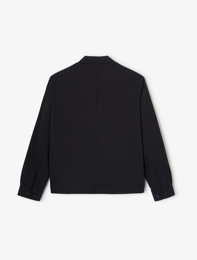 Veste boutonn&eacute;e col chemise