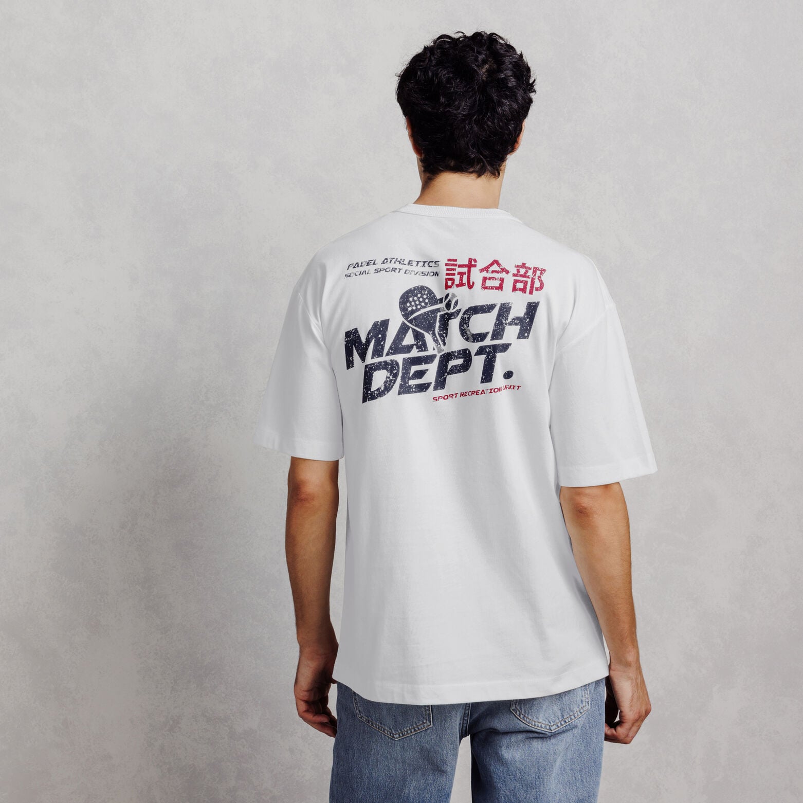 Tee shirt imprim&eacute; devant dos match department