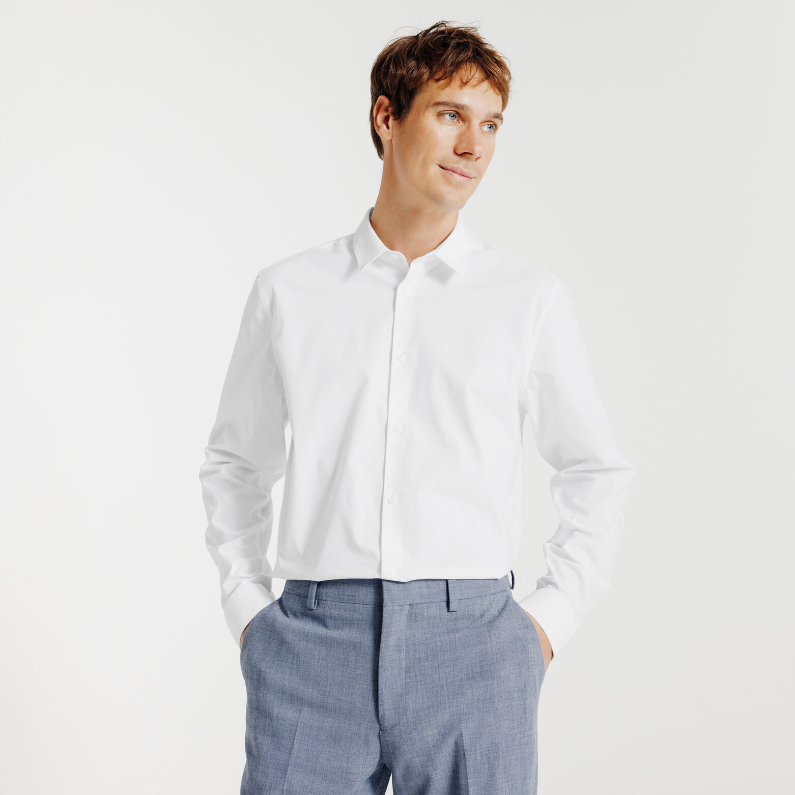 Chemise regular unie