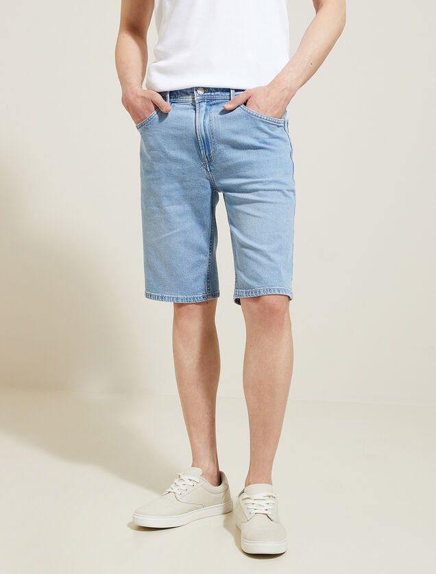 Bermuda en jean avec du coton recyclé