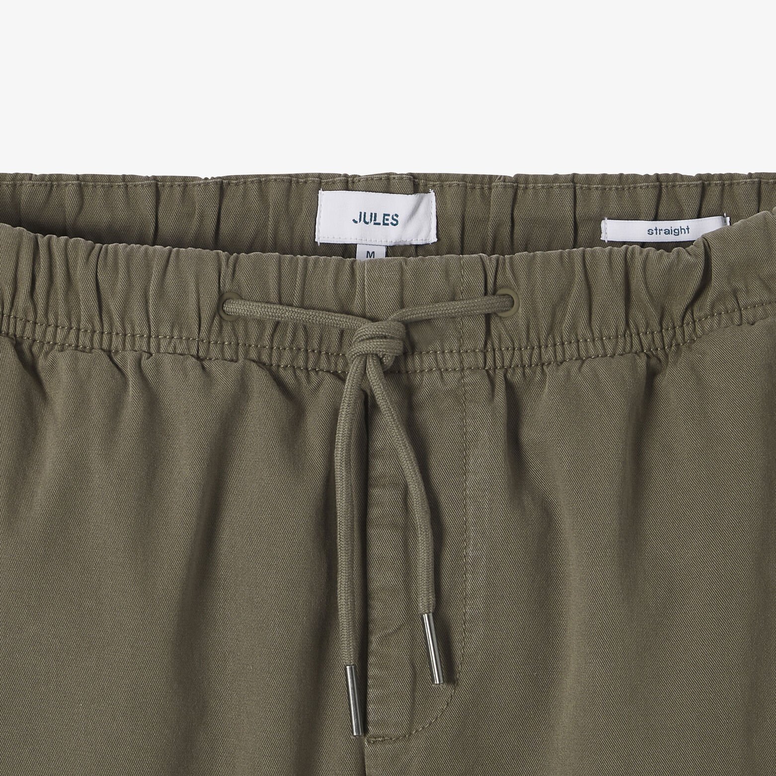 Pantalon straight taille &eacute;lastiqu&eacute;e