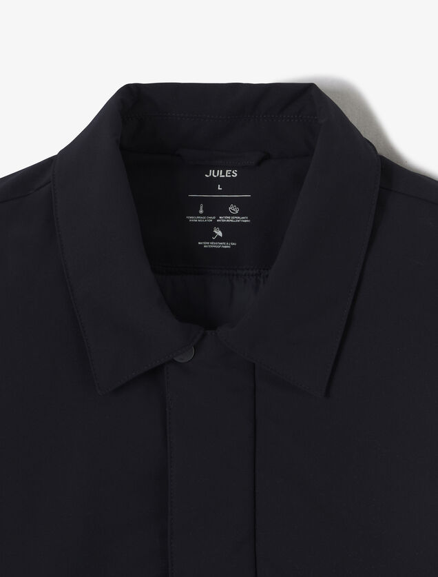 Blouson col chemise rembourr&eacute;