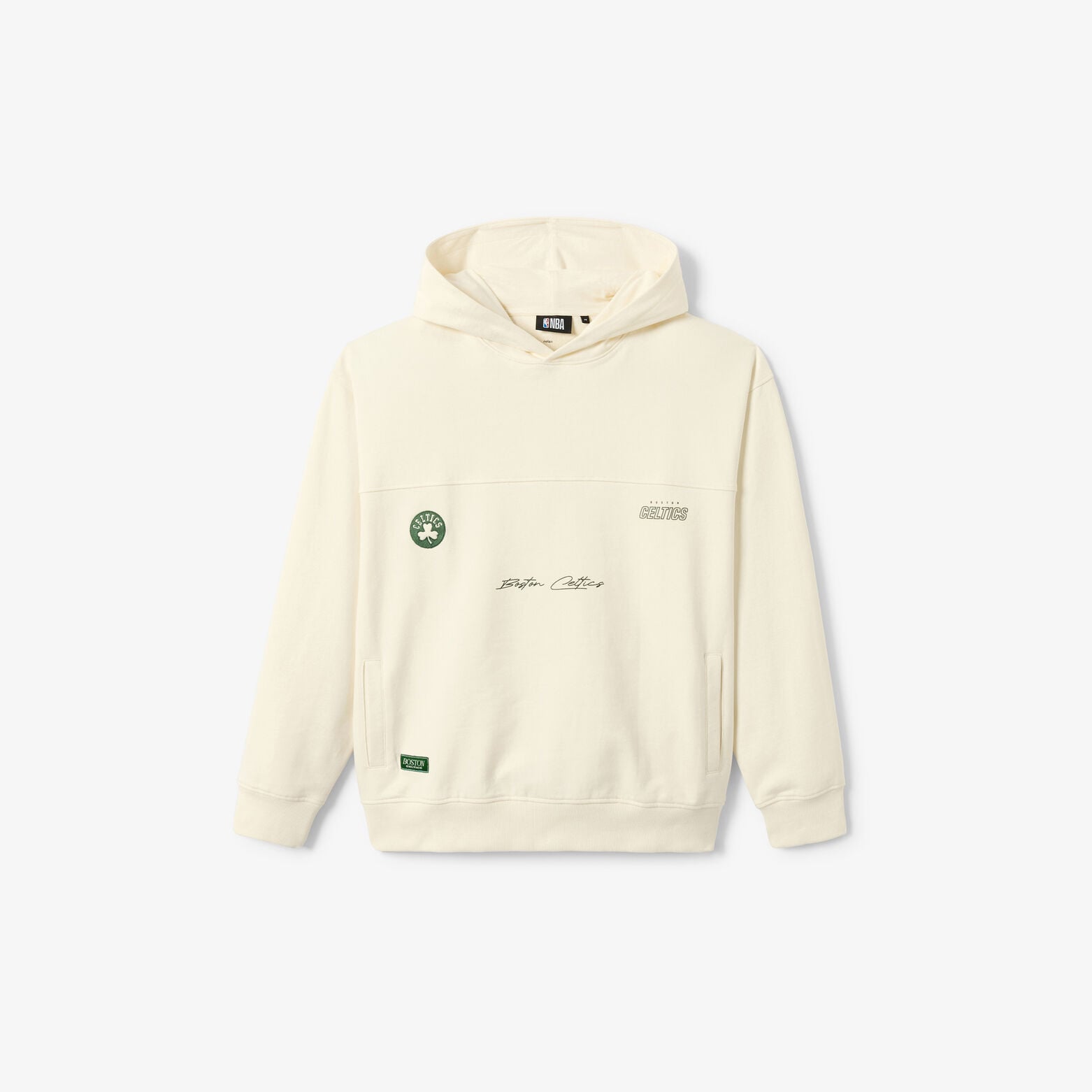 Sweat &agrave; capuche brod&eacute; Boston Celtics licence NBA