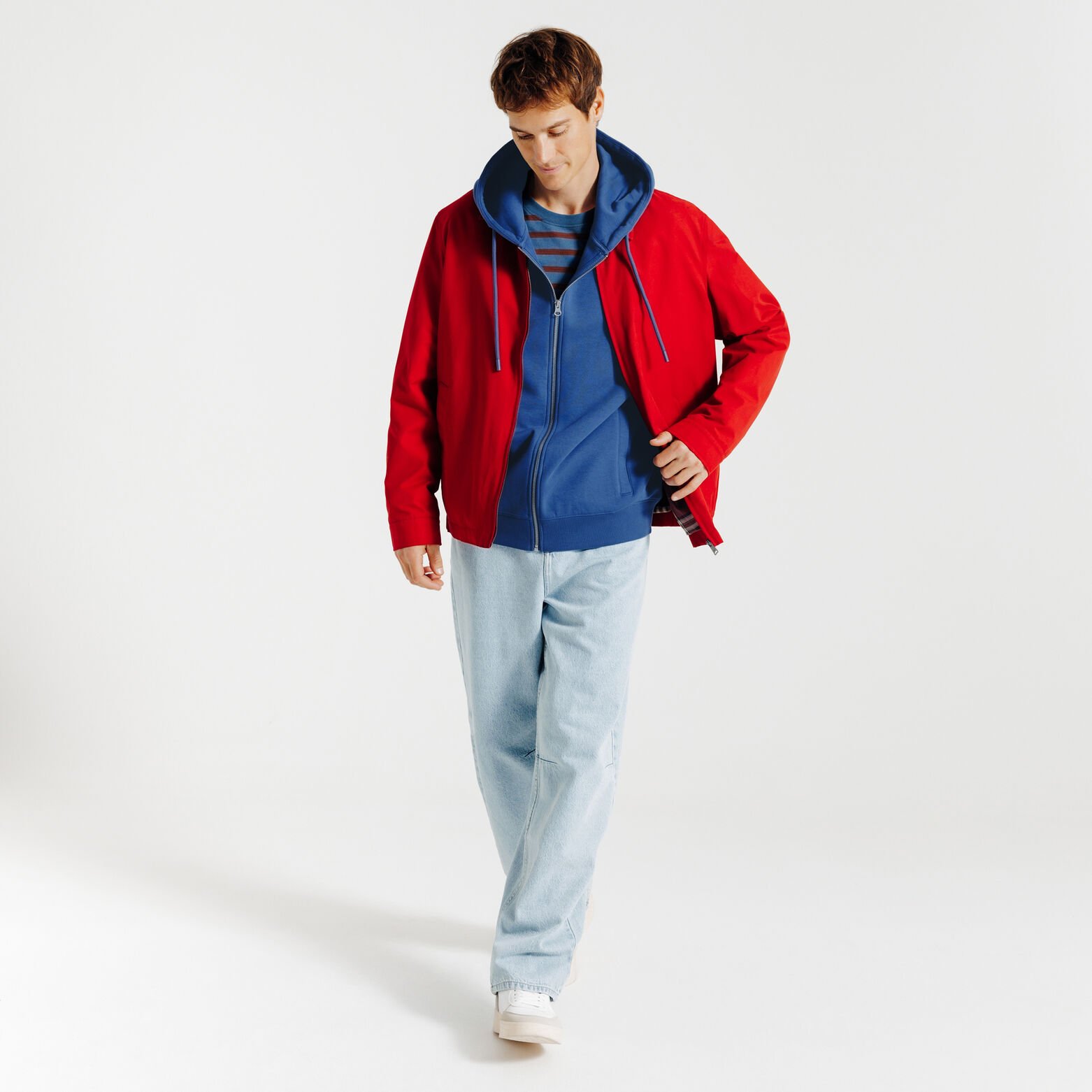 Sweat &agrave; capuche zipp&eacute;