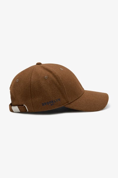 Casquette flanelle unie
