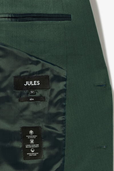 Veste de costume slim bi-stretch unie