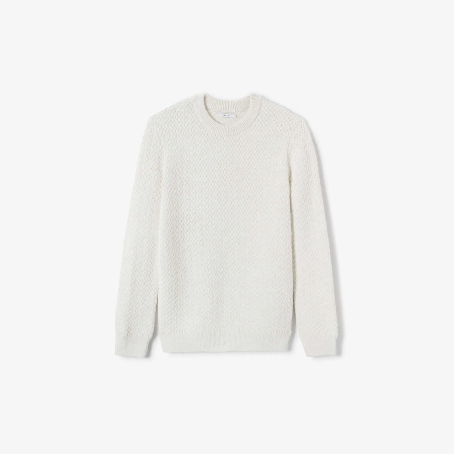 Pull col rond point fantaisie