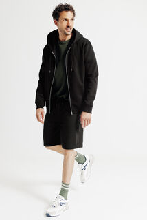 Short en molleton taille élastiquée