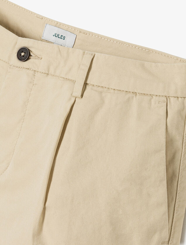 Bermuda en coton lin