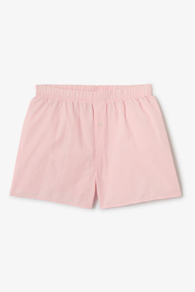 Caleçon uni en coton