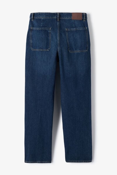 Pantalon Denim Bleu moyen