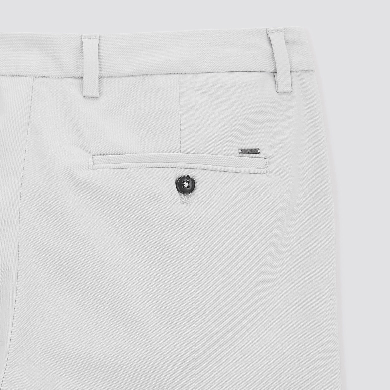 Pantalon chino slim mat en coton recyclé
