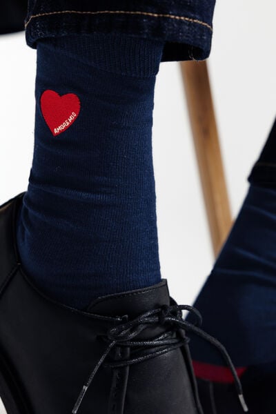 Chaussettes Bleu foncé