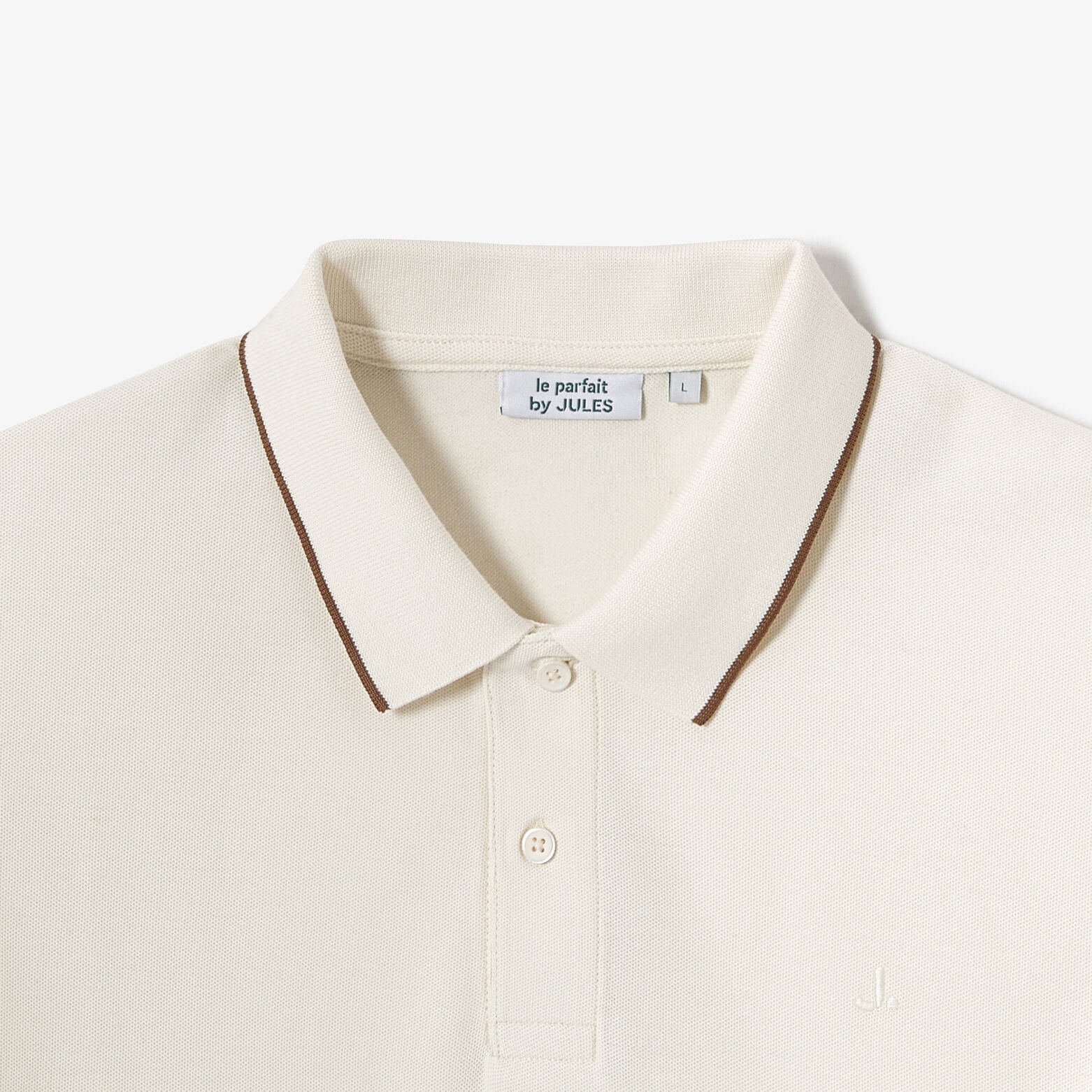 "Le Parfait by Jules" effen polo korte mouwen 